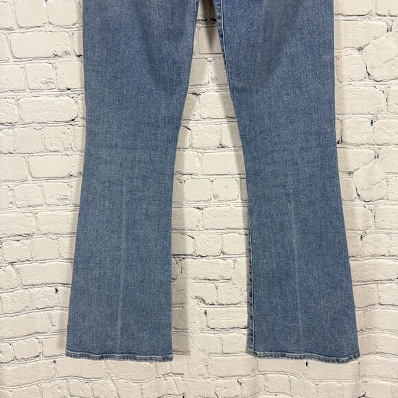 Citizens of Humanity Lilah High Rise Bootcut Jeans in Opal Blue Wash 27 - Picture 13 of 16